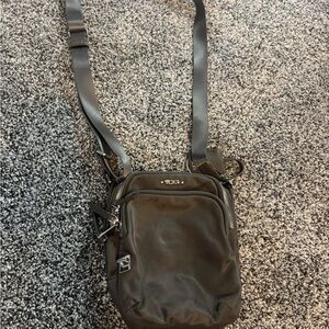 Tumi Charcoal Crossbody Bag